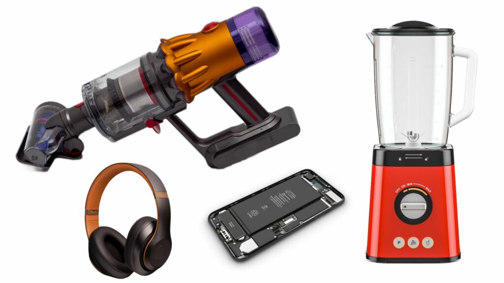 Common household devices that contain Lithium-Ion Batteries